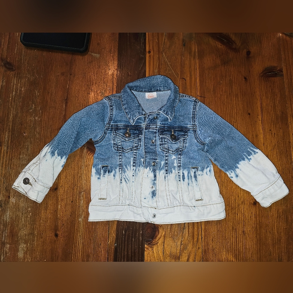 Wonder Nation Ombré Dip Dye Jean Jacket 2T